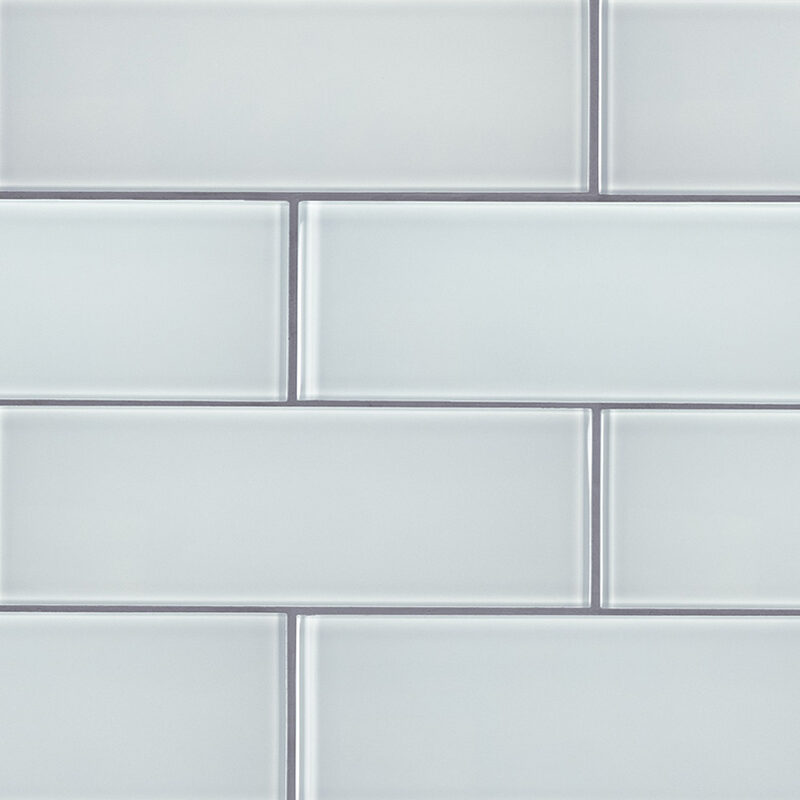 Ice Glass Tile 3x9 tile, full view