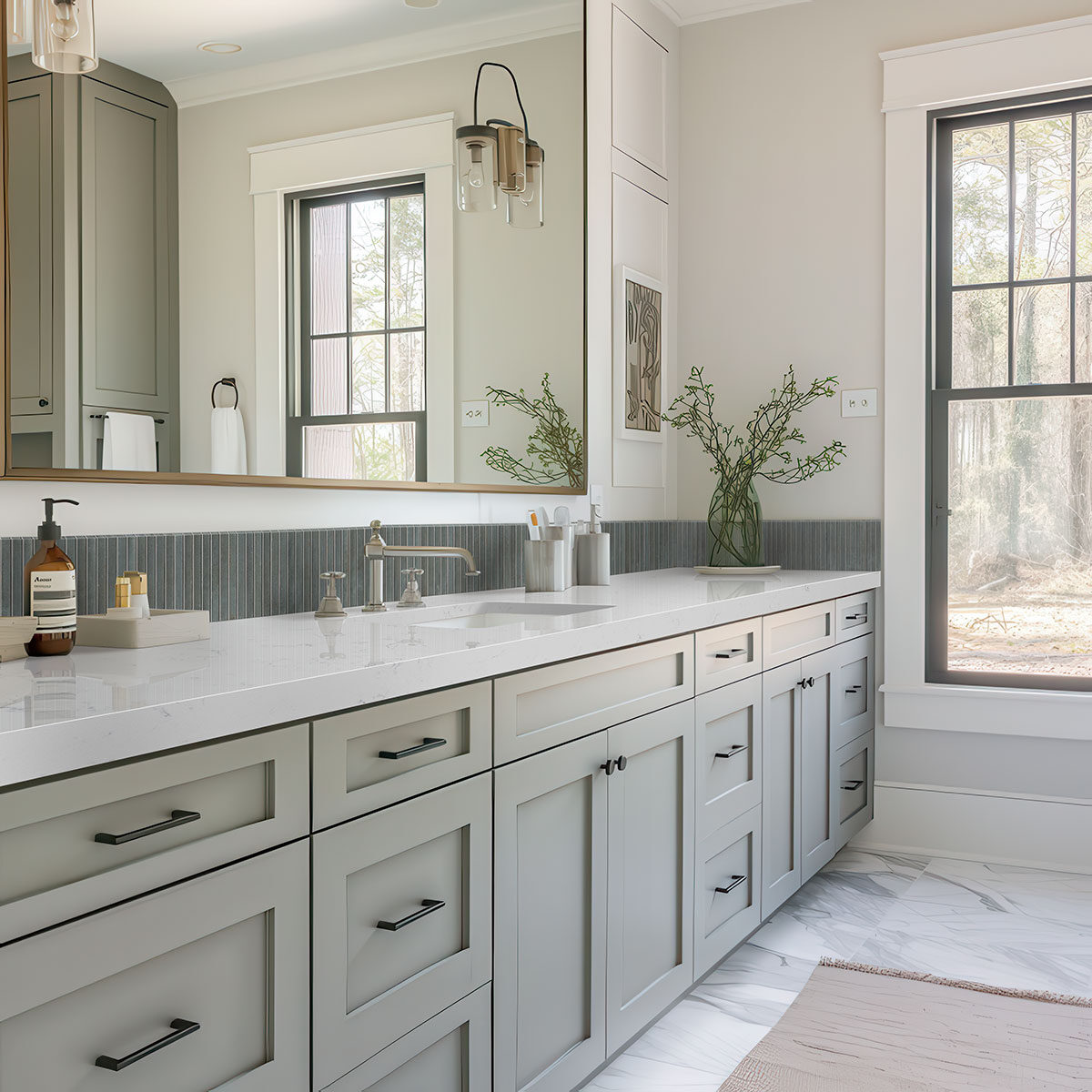 caraibi backsplash in a bathroom — view 5