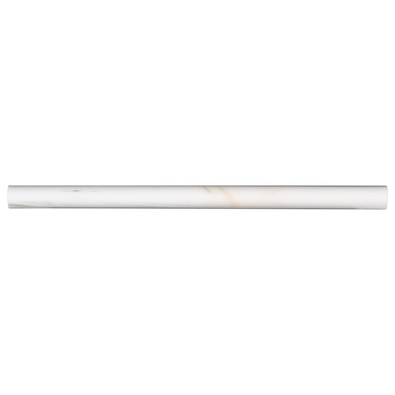 Bianco Dolomite Pencil Molding Polished tile, full view