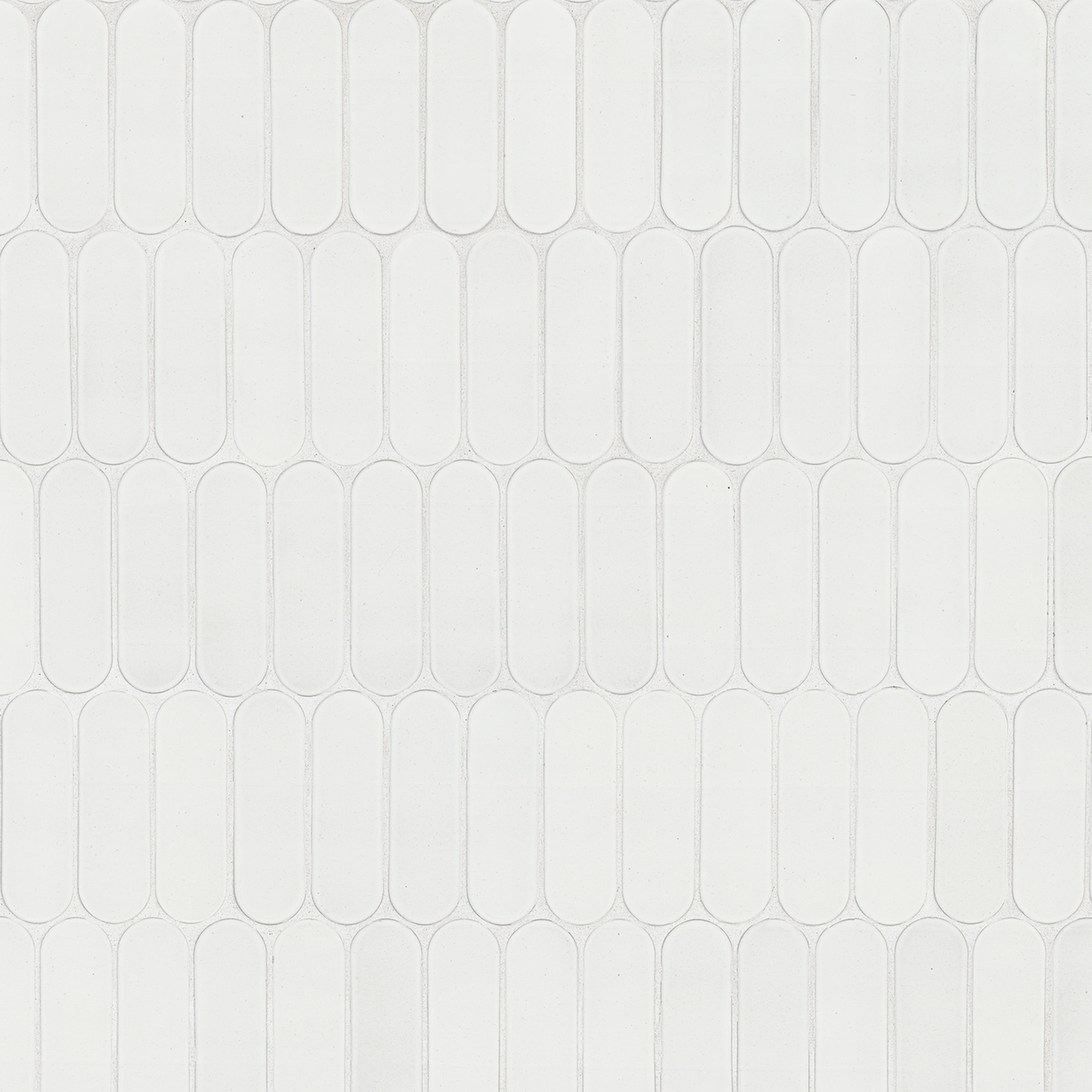 Bianco Glossy Ellipse Tile surface detail