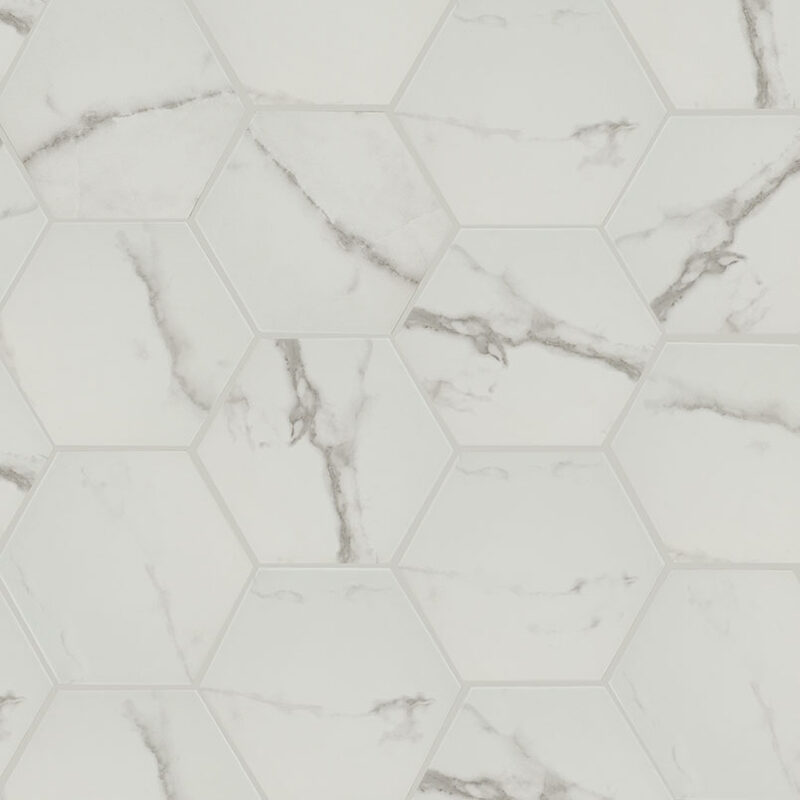 Marbello Hexagon Tile surface detail
