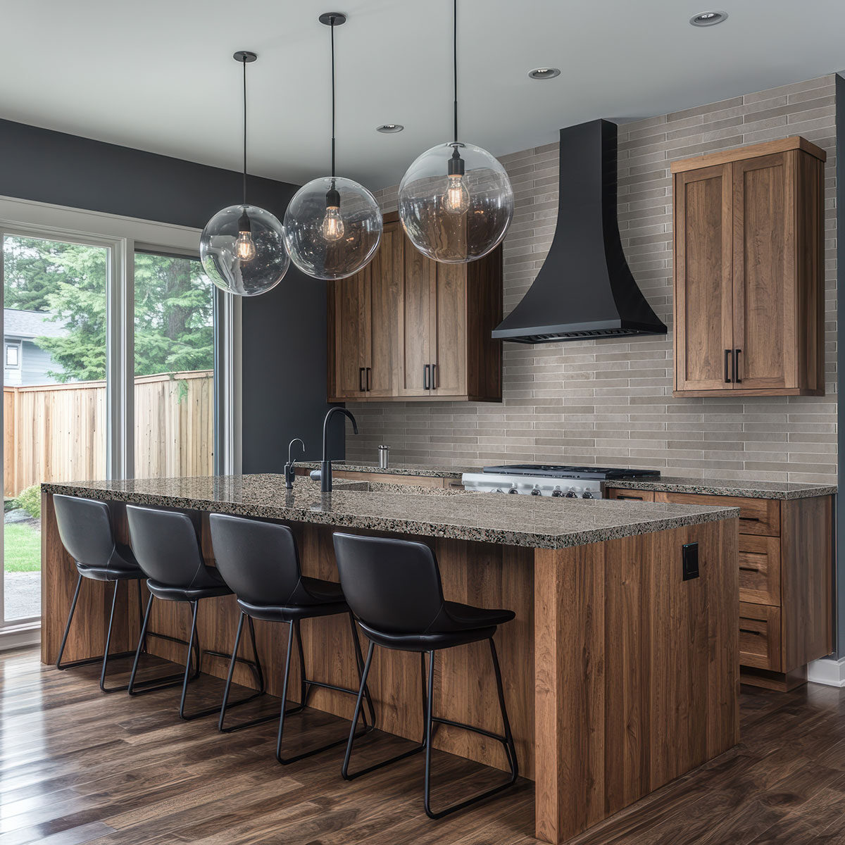 Caledonia Granite countertop in a kitchen — view 3