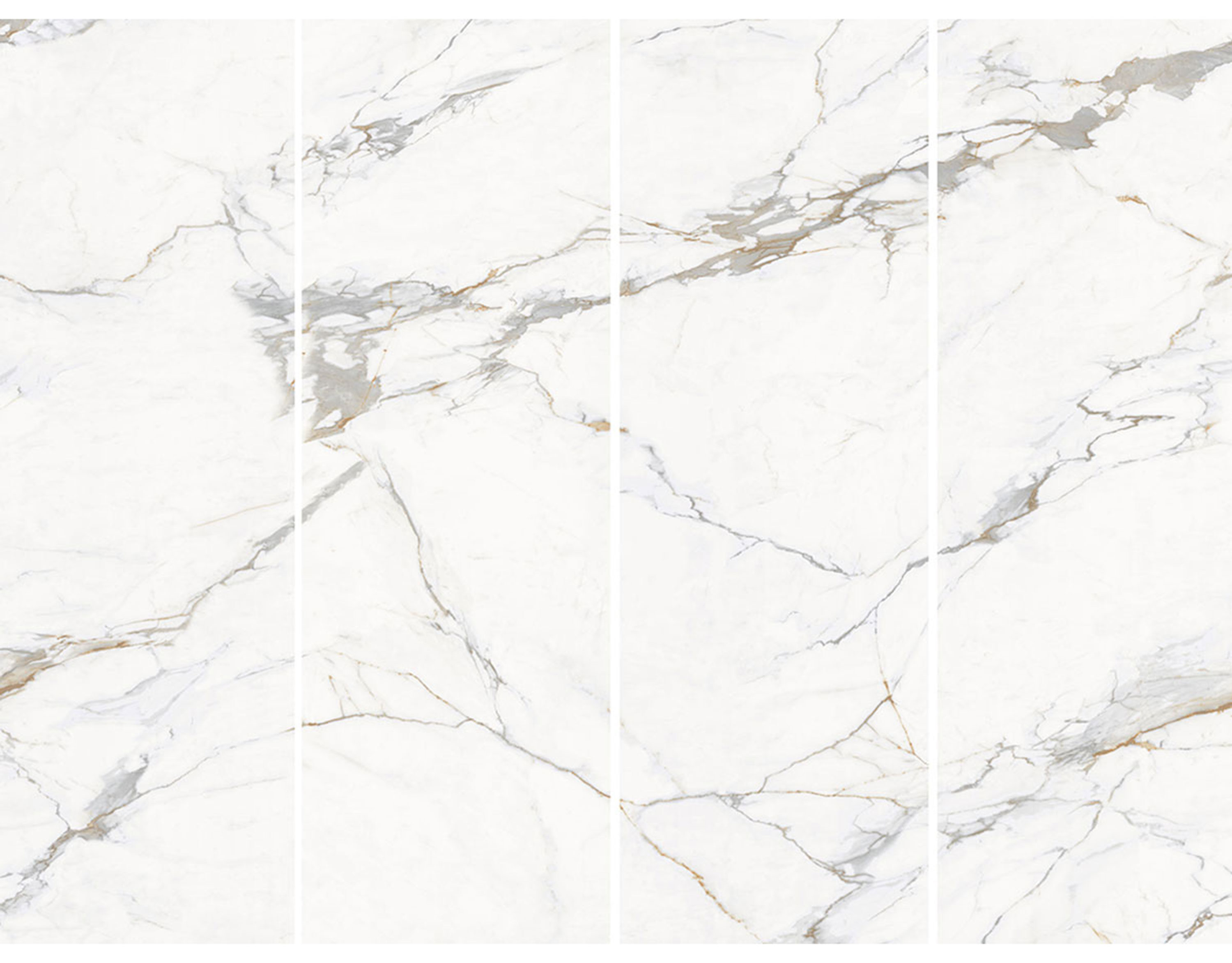 Azure Regal Calacatta tile, full view