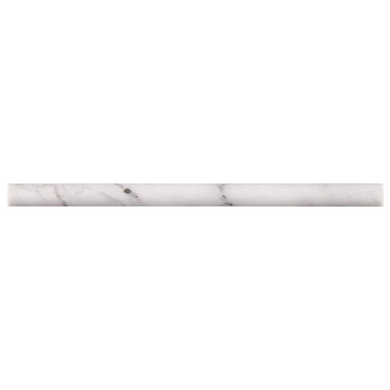 Calacatta Cressa Pencil Molding Honed tile, full view