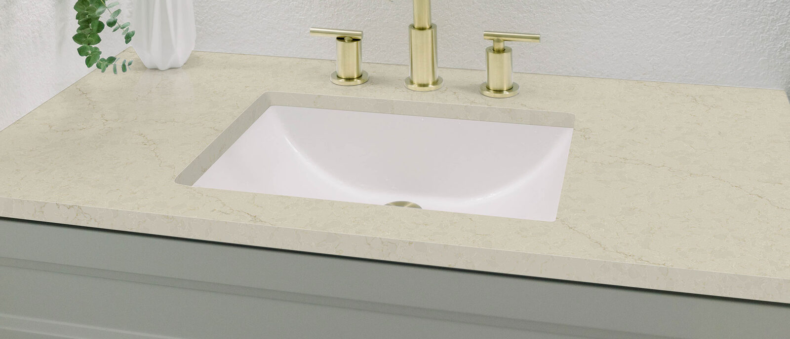 MarfiTaj ™ countertop in a bathroom