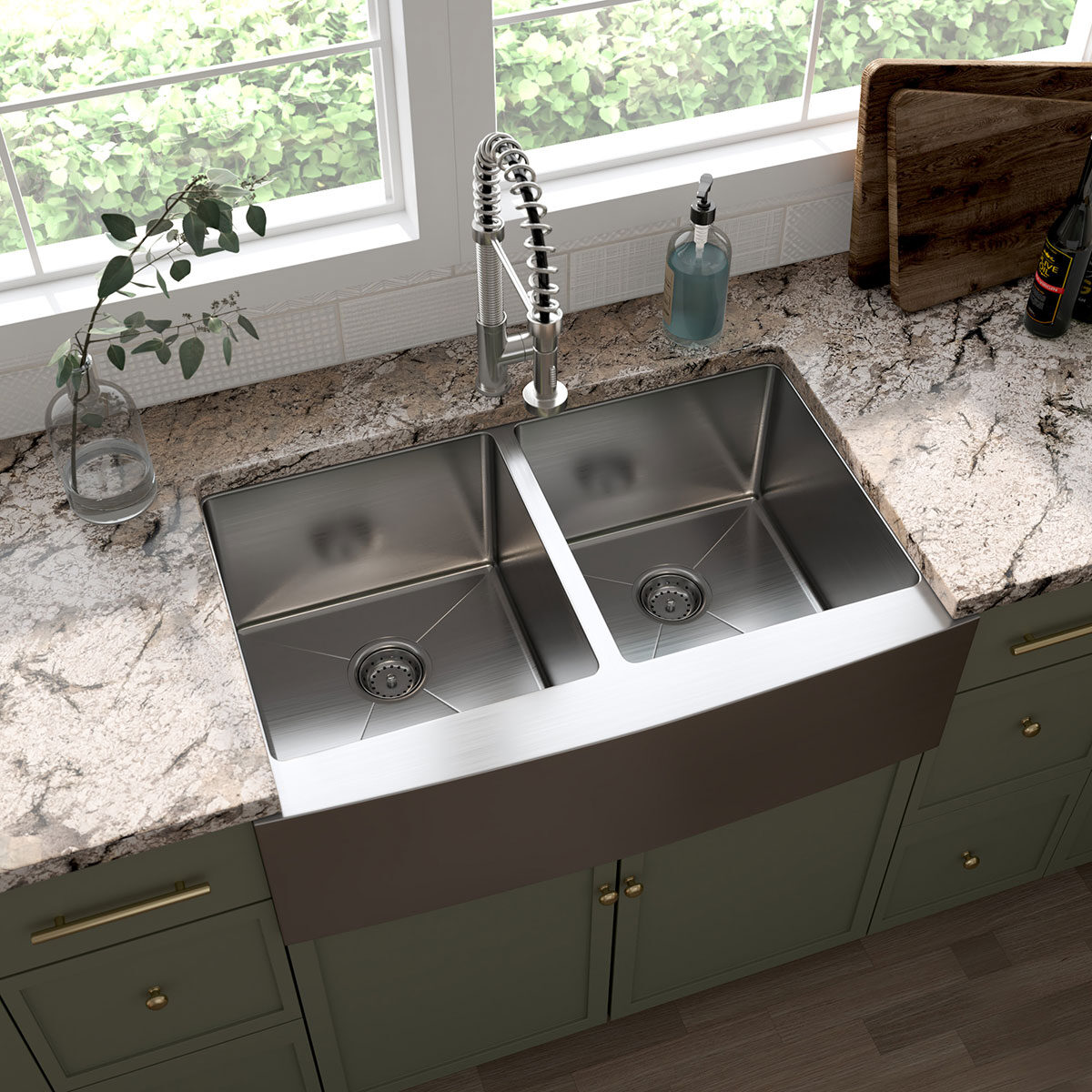 Sunset Canyon Granite countertop in a kitchen — view 2