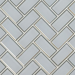 Ice Bevel Herringbone 8mm color swatch