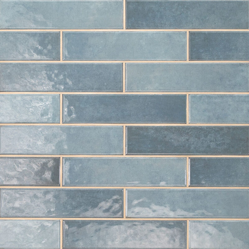 Renzo Denim Wall Tile surface detail