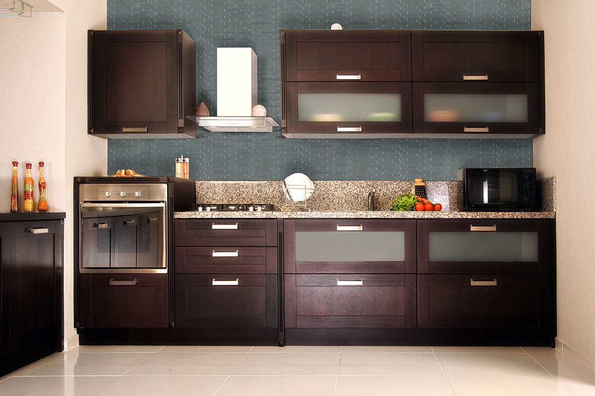 Silverina Interlocking 5mm backsplash installed