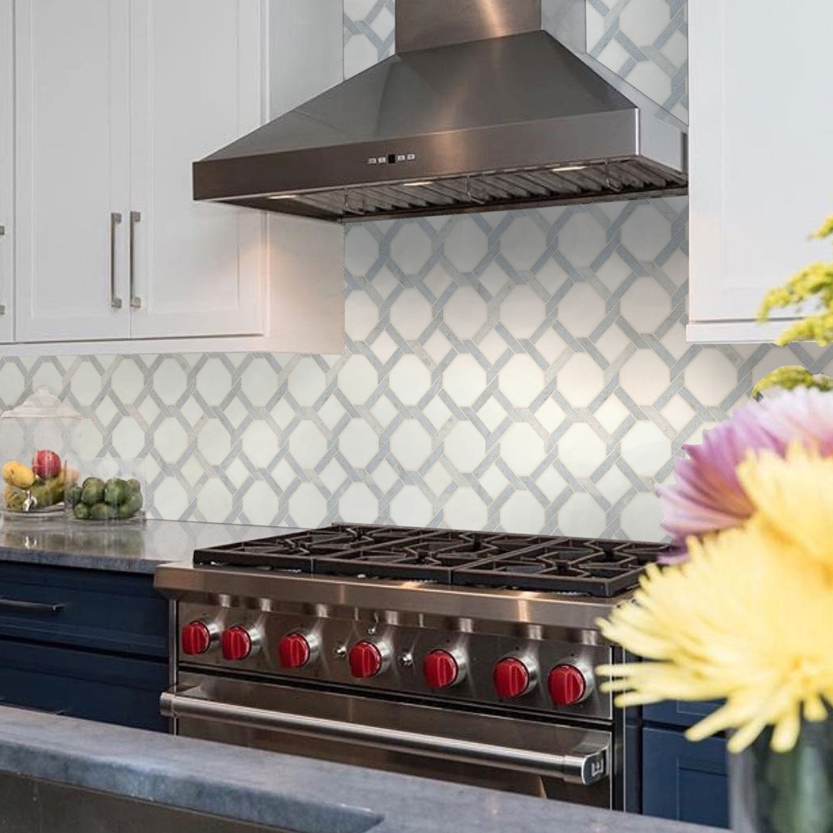Azula Kaya Polished backsplash in a kitchen — view 2