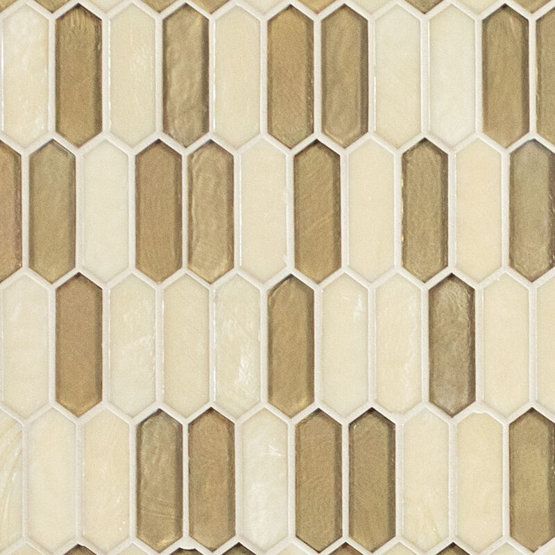 Pixie Gold 6mm tile, full view