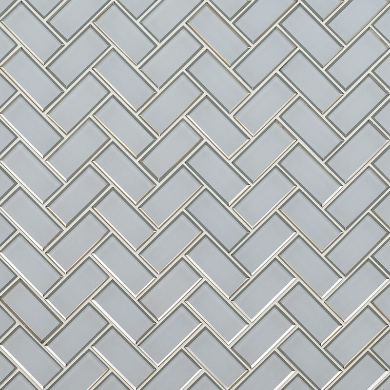 Ice Bevel Herringbone 8mm surface detail