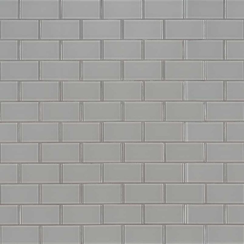 Oyster Gray Subway 2x4x8mm 2x4 tile