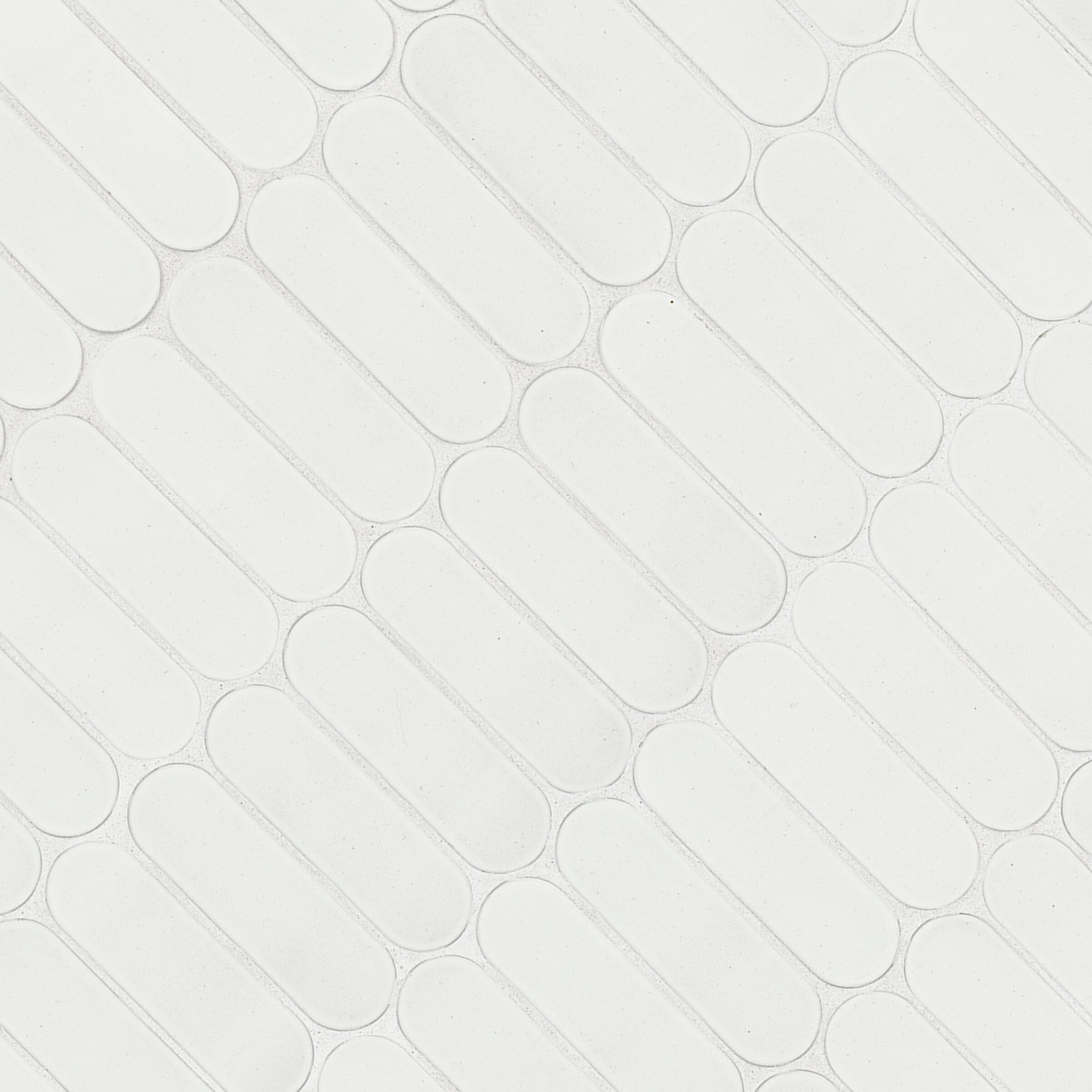 Bianco Glossy Ellipse Tile surface detail — view 2