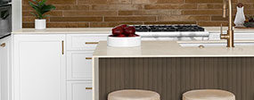 AuraTaj ™ countertop in a kitchen