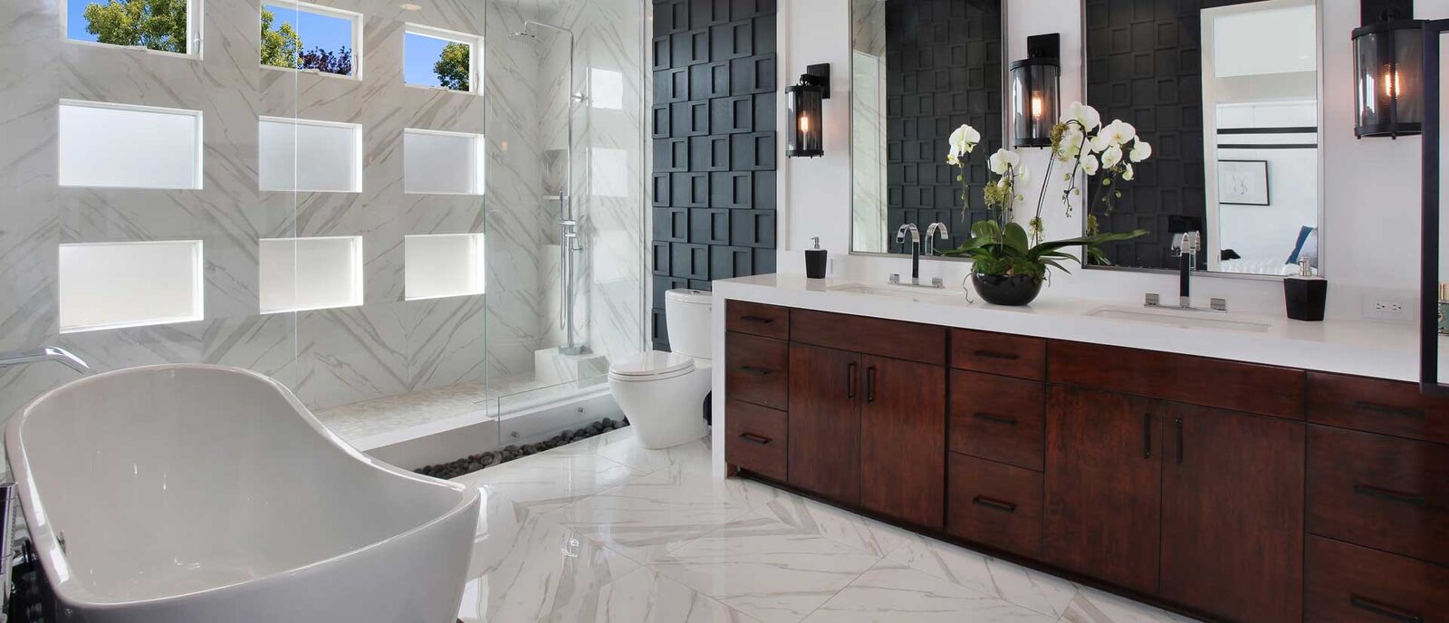 Arctic White® Quartz countertop installed