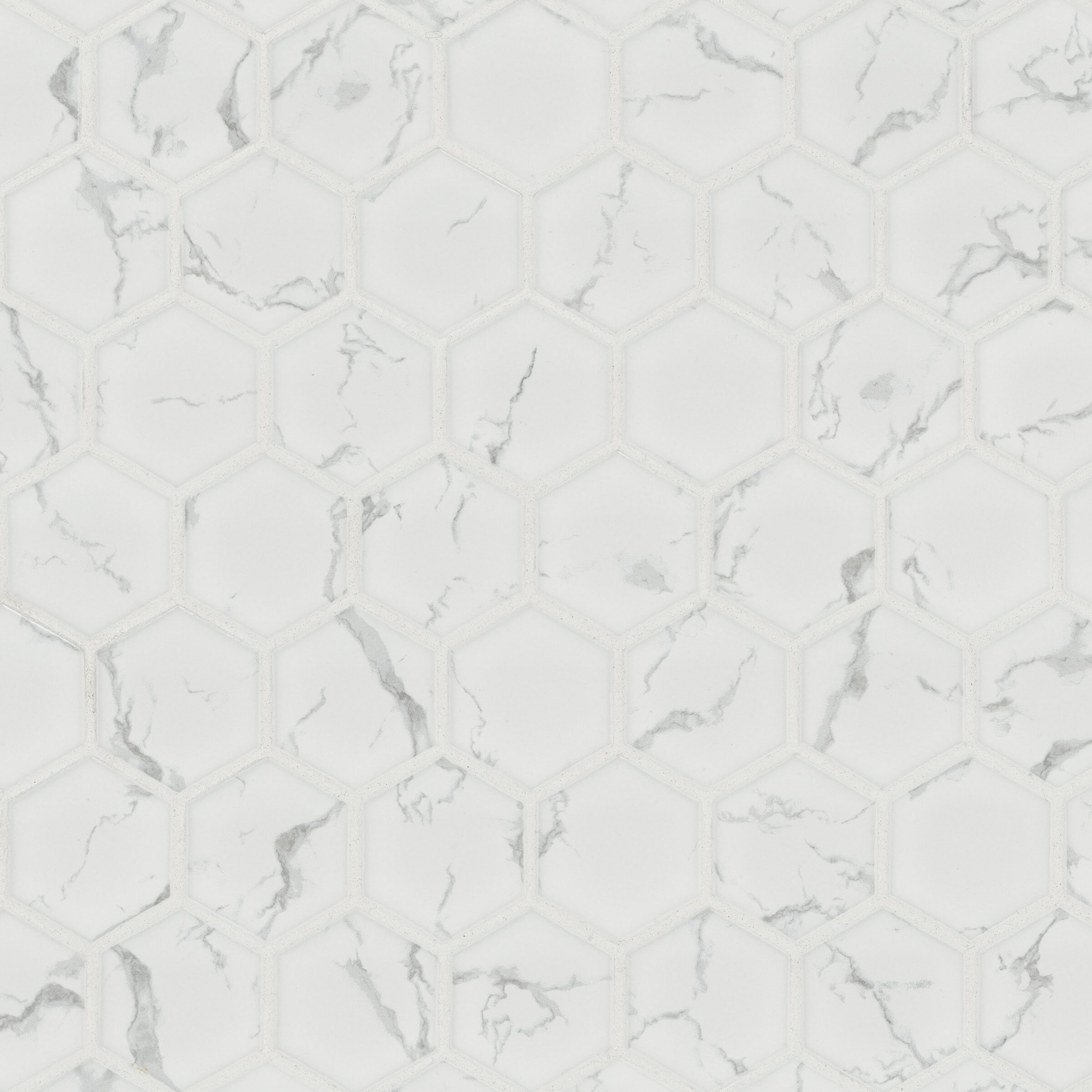 Carrara Matte 2 Hexagon