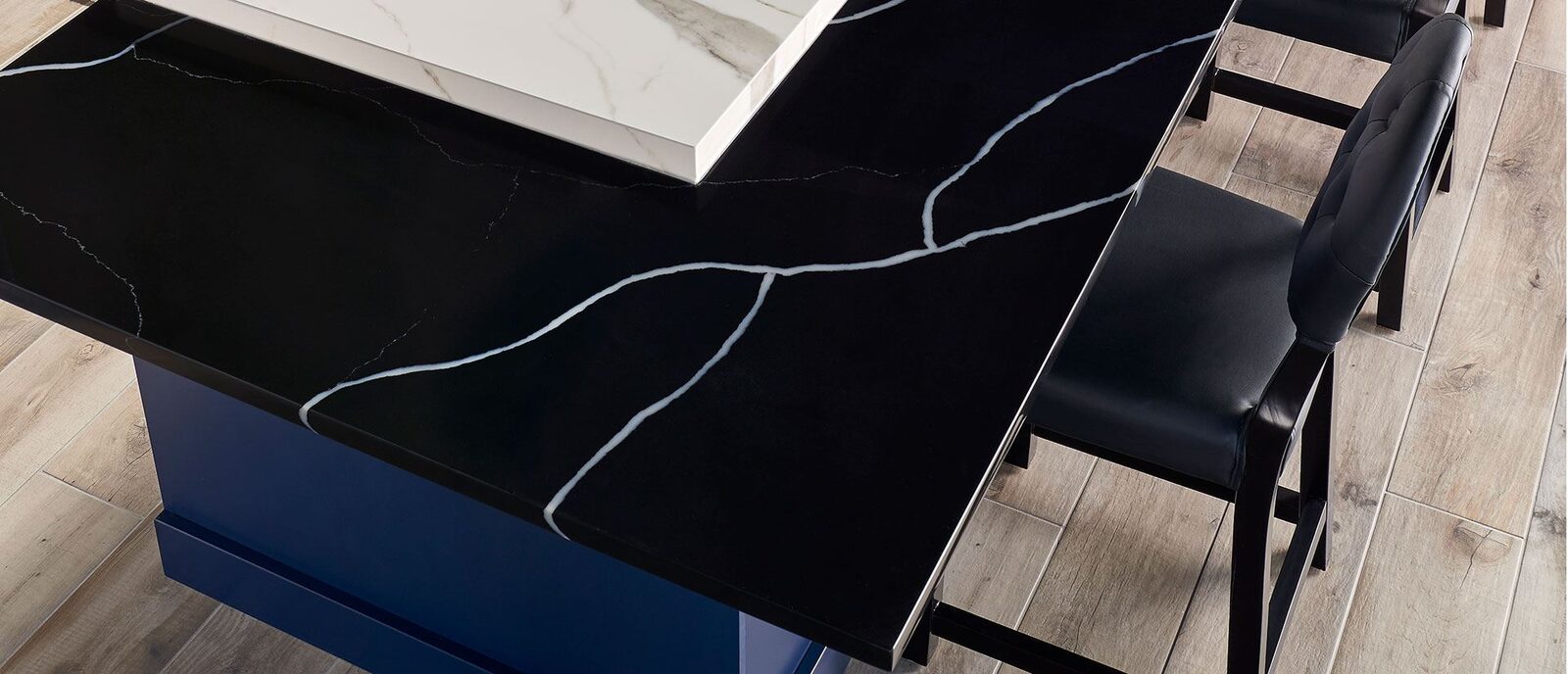 Marquina Midnight ® countertop installed