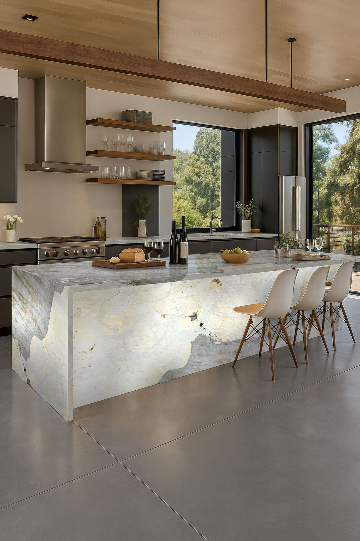 Patagonia Granite countertop in a kitchen — view 4