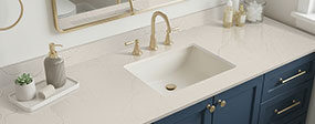 MIRAGGIO TAJ ™ countertop in a bathroom — view 2