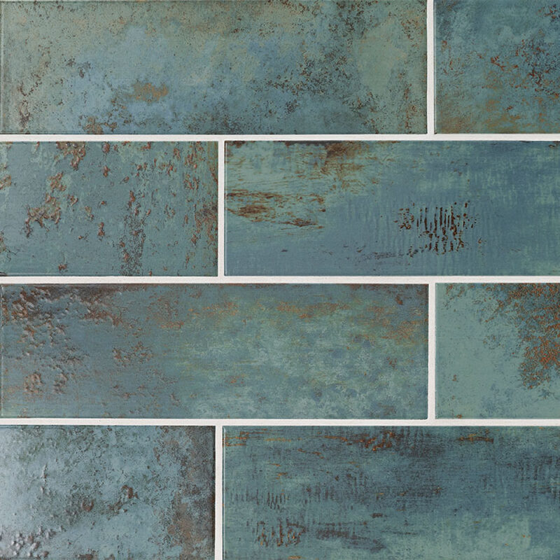 Marza Aqua Mosaic Tile tile, full view