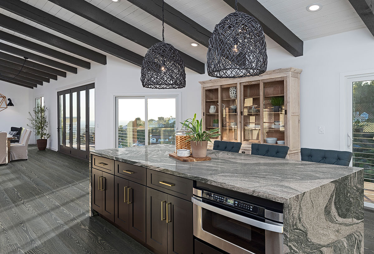 Gray Mist Granite countertop installed