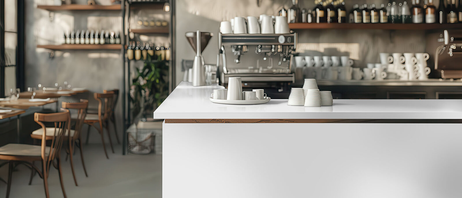 Premium Plus White Quartz countertop installed