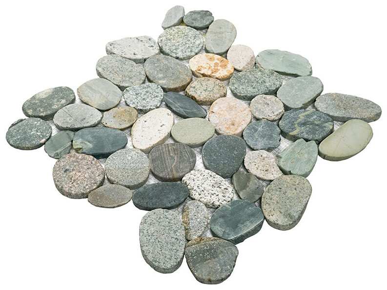 Sliced Rainforest Pebble surface detail