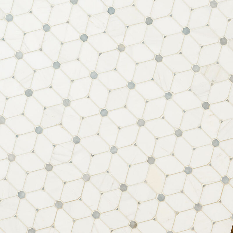 Cecily Grigio Polished Marble Tile surface detail