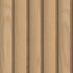 Natural Reeded Acoustic Wood Slat Panels color swatch