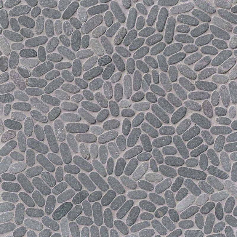 Sliced Pebble Coal Tumbled surface detail