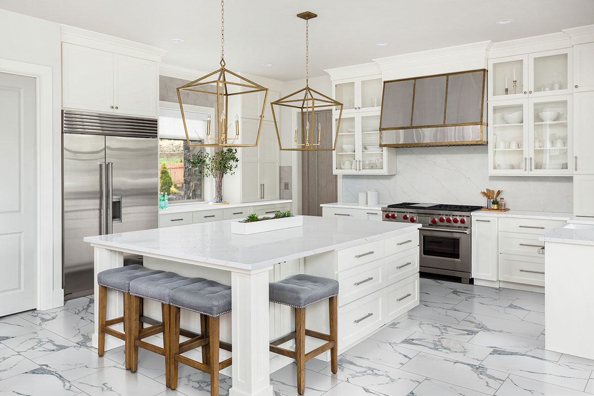 Azula backsplash installed — view 2