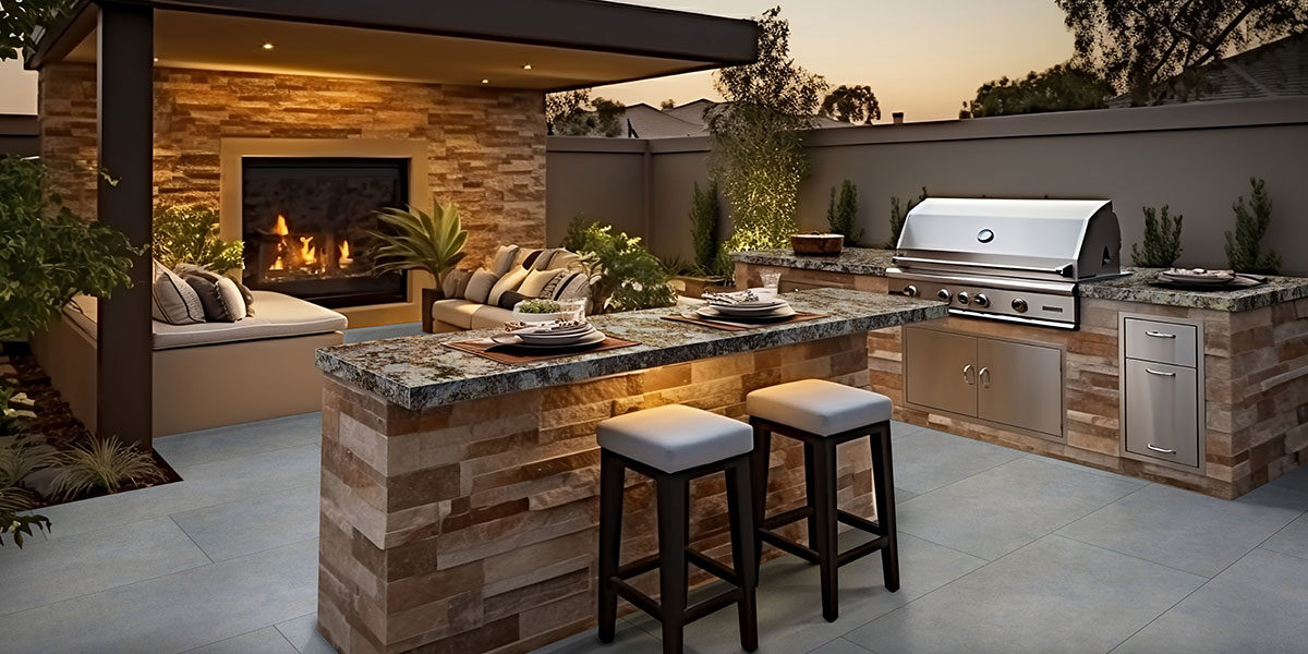 Desert Beach Granite countertop installed — view 2