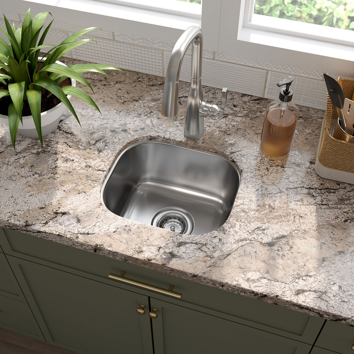 Sunset Canyon Granite countertop in a kitchen