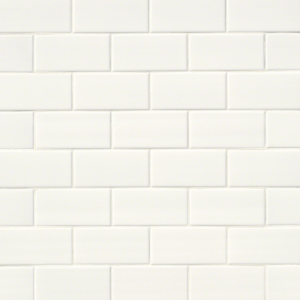 White Subway Tile 3x6 surface detail