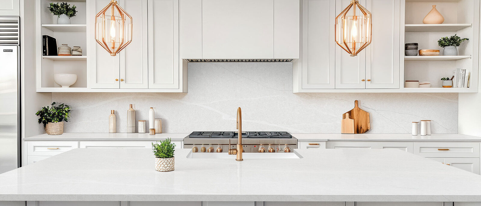 Eroluna ™ countertop in a kitchen