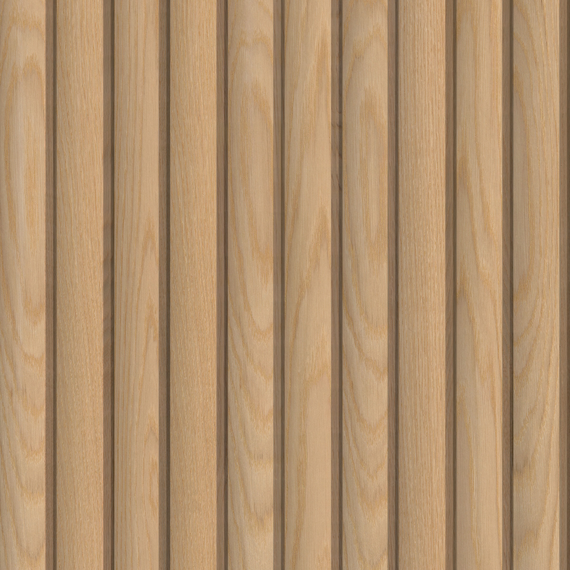 Natural Reeded Acoustic Wood Slat Panels surface detail — view 2