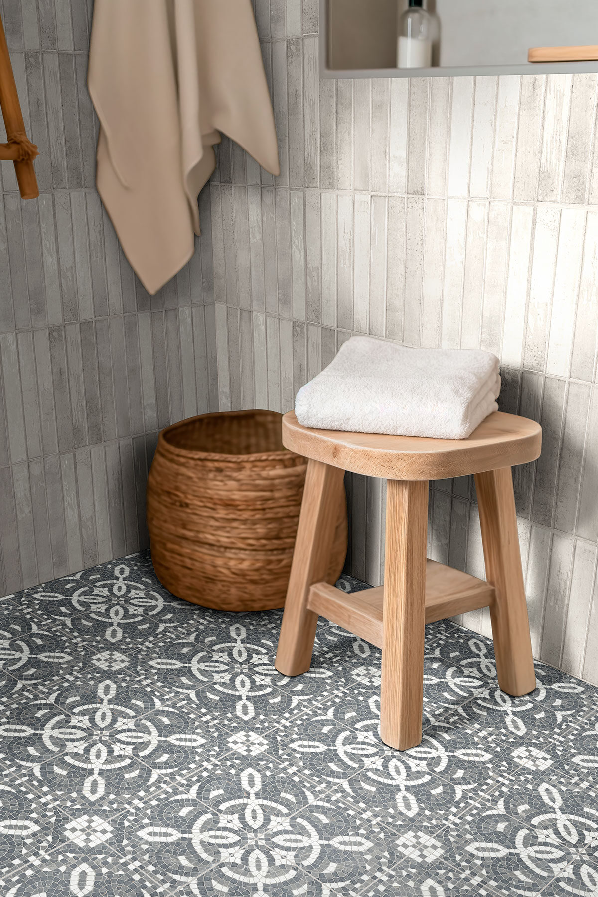 Rhino 2x10 backsplash in a bathroom — view 3