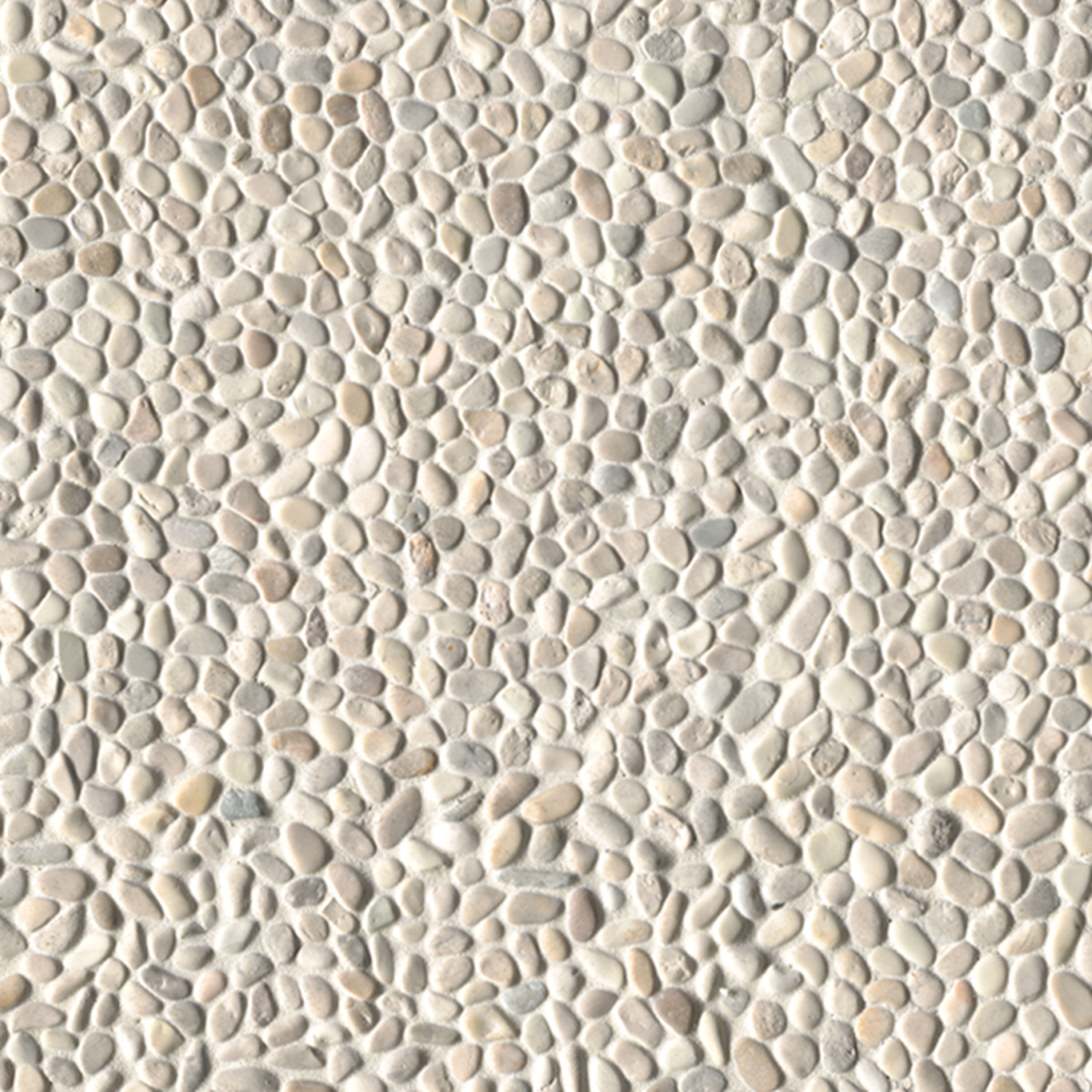 Ivory White Mini Pebble Tumbled
