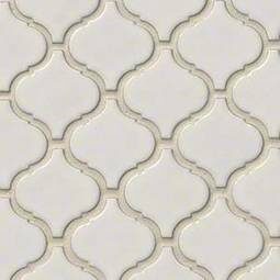Bianco Arabesque Tile color swatch