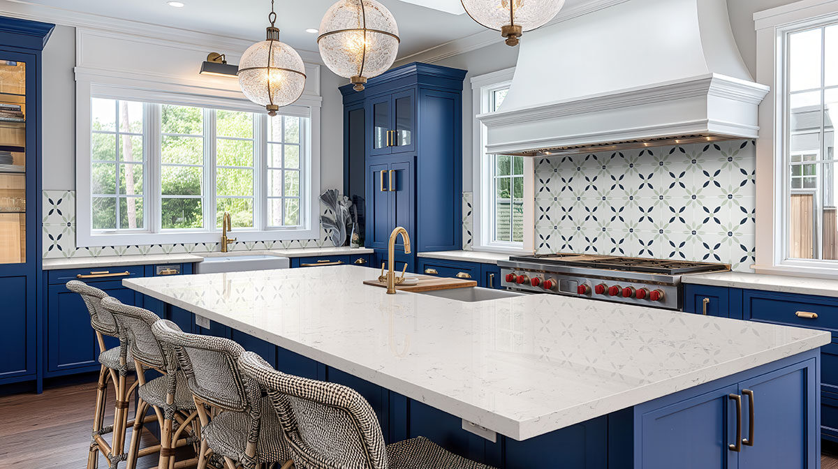 GRETA backsplash in a kitchen