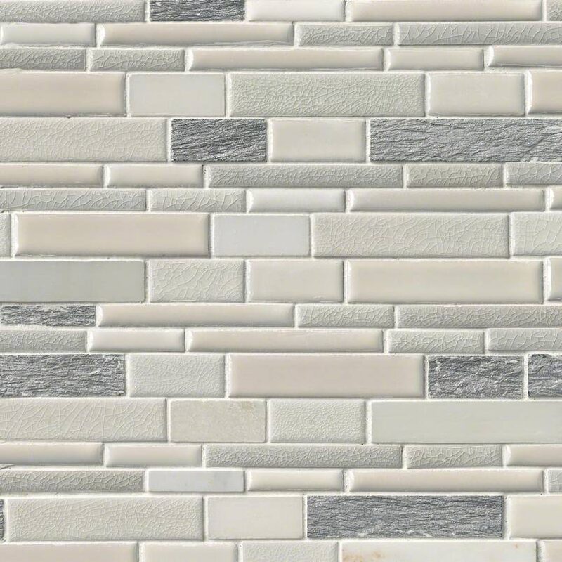 Everest Interlocking Pattern 8mm tile, full view