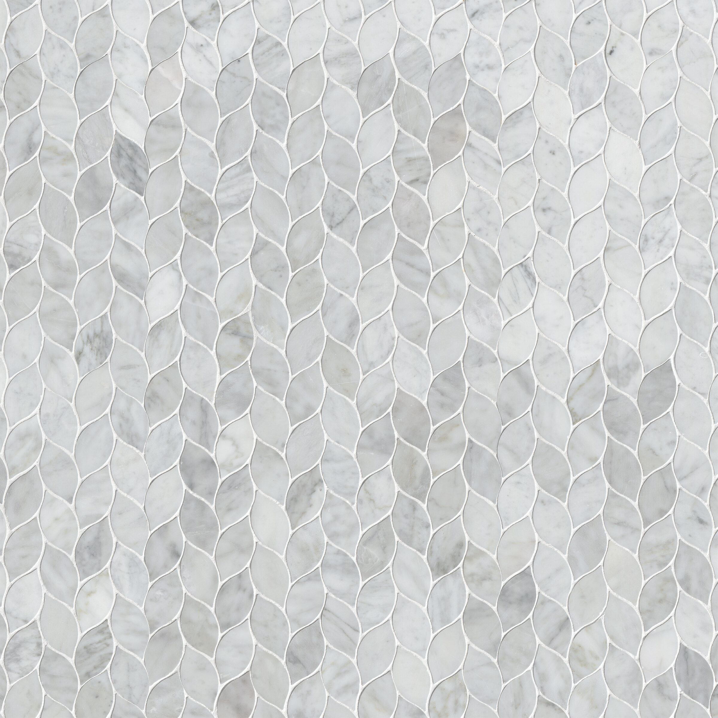 Carrara White Blanco Pattern Honed Tile surface detail — view 3