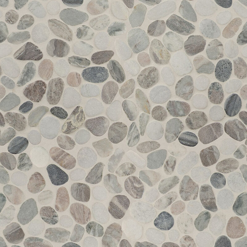 Puebla Greige Pebble surface detail