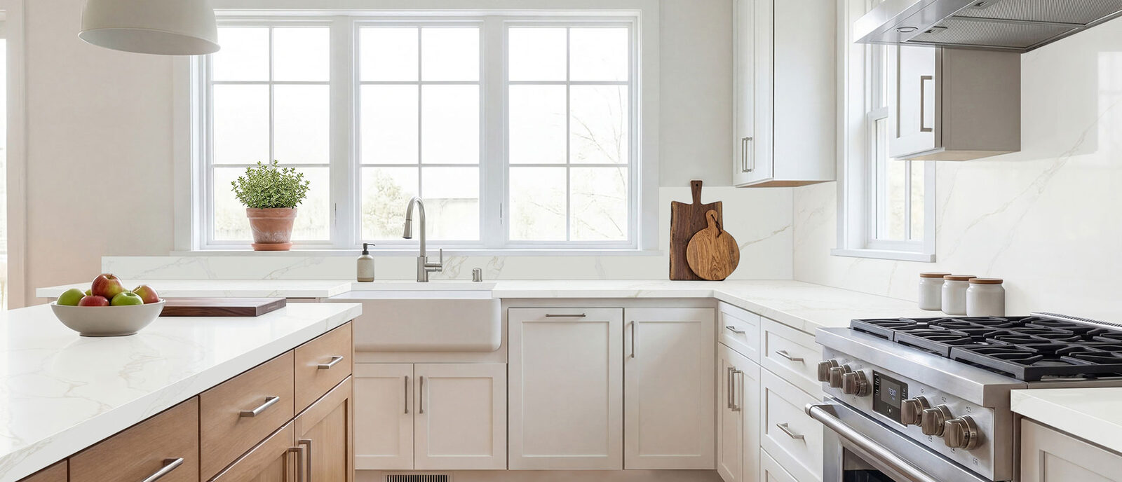 Calacatta Rivessa ™ countertop in a kitchen — view 2