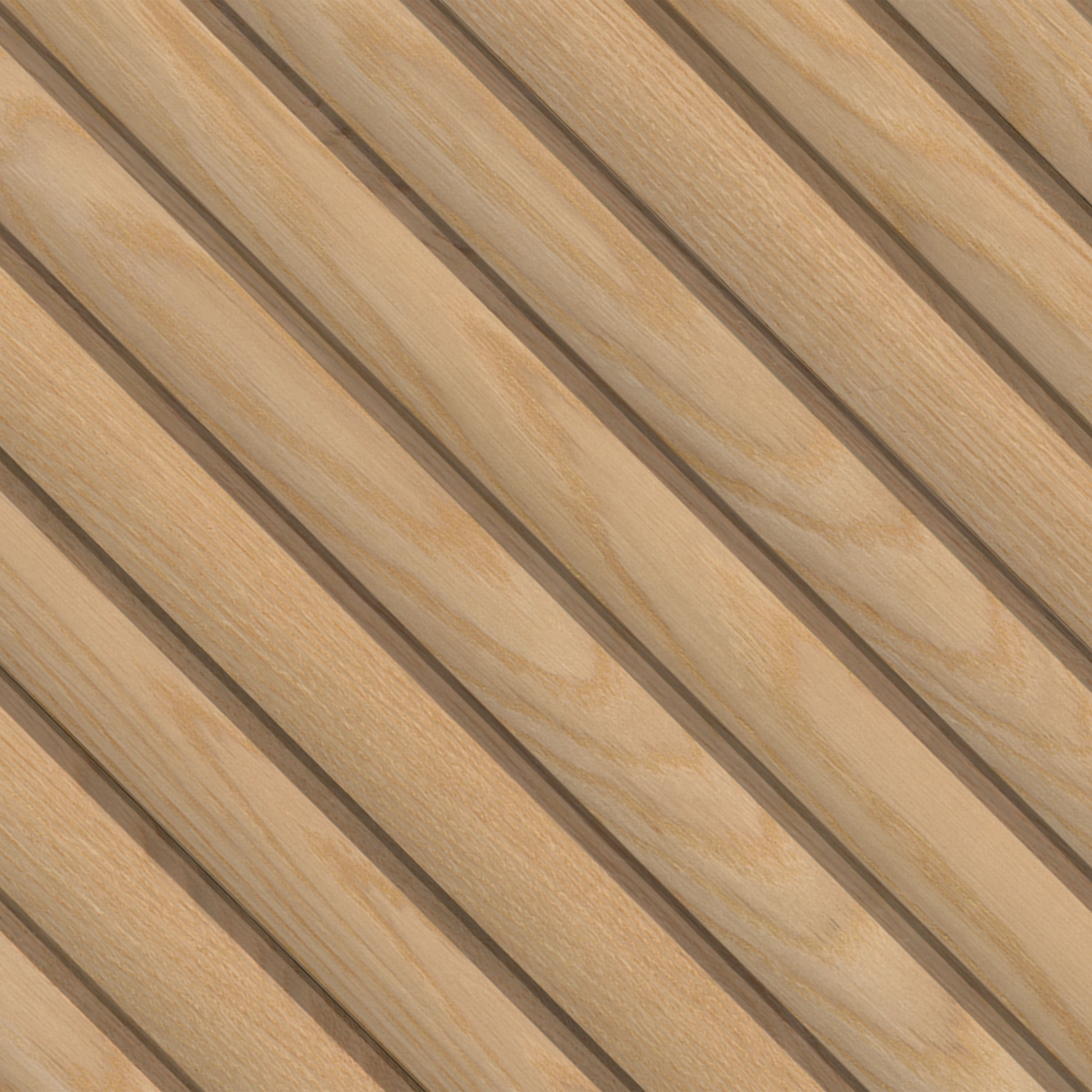 Natural Reeded Acoustic Wood Slat Panels surface detail — view 3