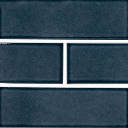 Bay Blue Glazed Handcrafted 4x12 Tile color swatch