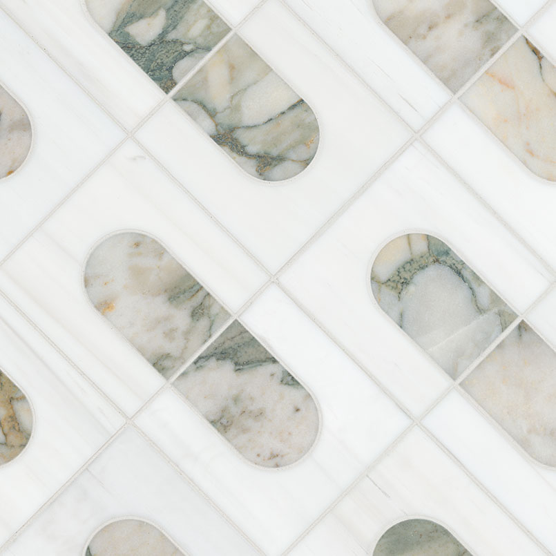 Bianco Dolomite Moderno Polished surface detail — view 2