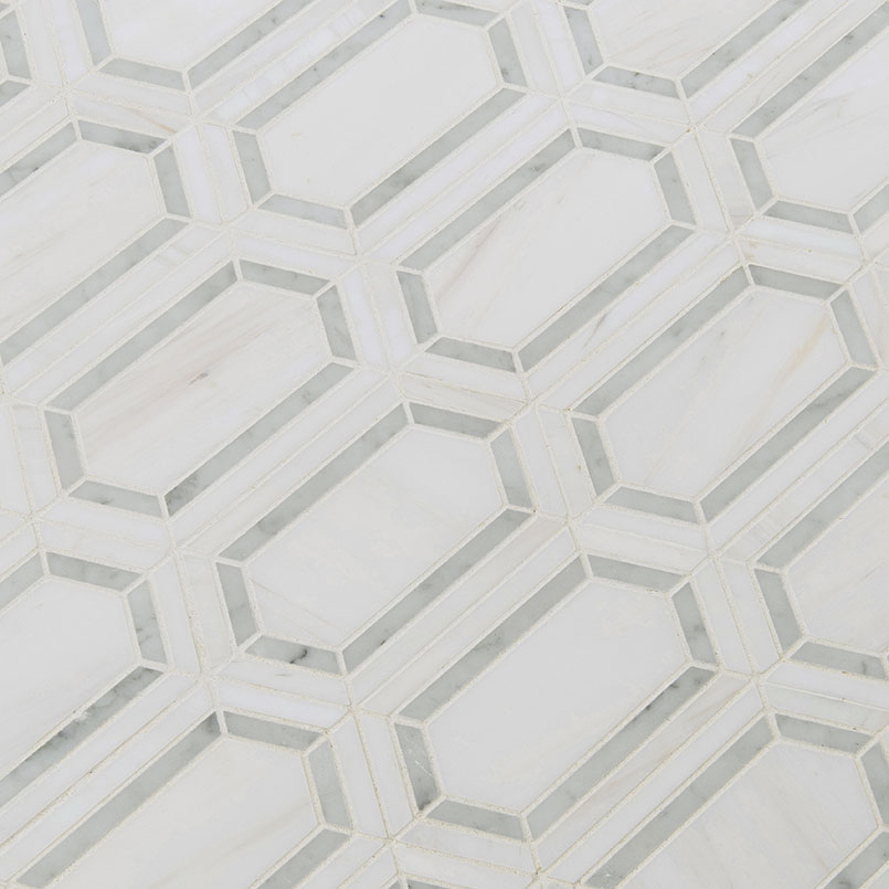 Pavilion Picket Polished Marble Tile surface detail — view 2