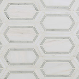 Pavilion Picket Polished Marble Tile color swatch
